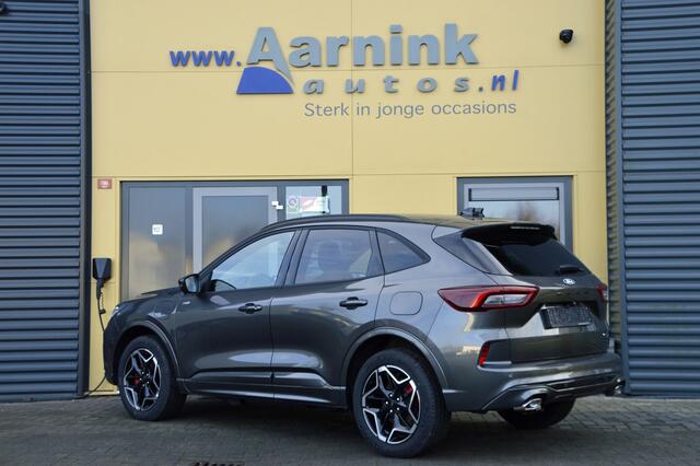 Ford KUGA 2.5 PHEV hybride 242 pk St-line X technopack, camera, winterpack, trekhaak, agr stoelen incl mem, lederen bekl, B&O sound.