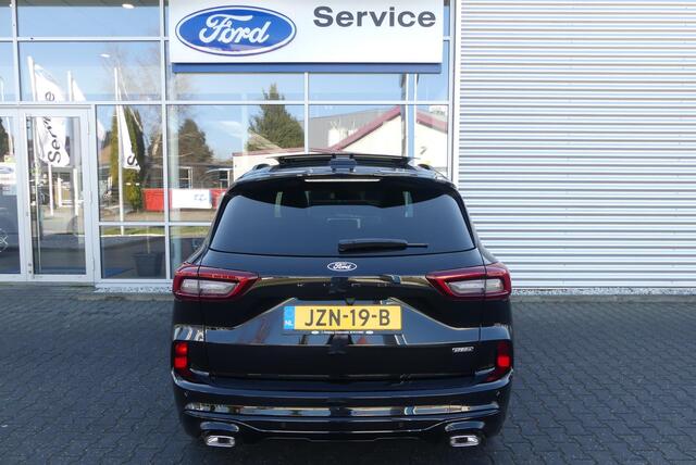 Ford KUGA 2.5 PHEV ST-Line X ELEKT. TREKHAAK (2.100KG), BLACK PACK, PANO, MEMORY, 360° CAMERA, WINTER PACK, ADAPT. CRUISE, CLIMA, NAVI, PDC V&A, APPLE CARPLAY/ANDROID AUTO, BLIS, KEYLESS, ELEKT. ACHTERKLEP, ELEKT. STOEL, LANE ASSIST, B&O, 11KM