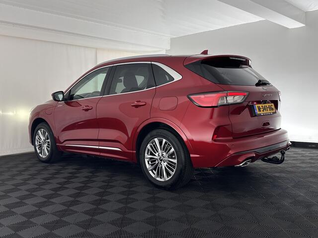 Ford KUGA 2.5 PHEV Vignale (Plug-In) (INCL-BTW) Aut. *LEATHER | DIGI-COCKPIT | FULL-LED | KEYLESS | CAMERA | DAB | CARPLAY | NAVI-FULLMAP | MEMORY-PACK | HEATED-COMFORTSEATS | PRIVACYGLASS | TOWBAR | LANE-ASSIST | 18''ALU*
