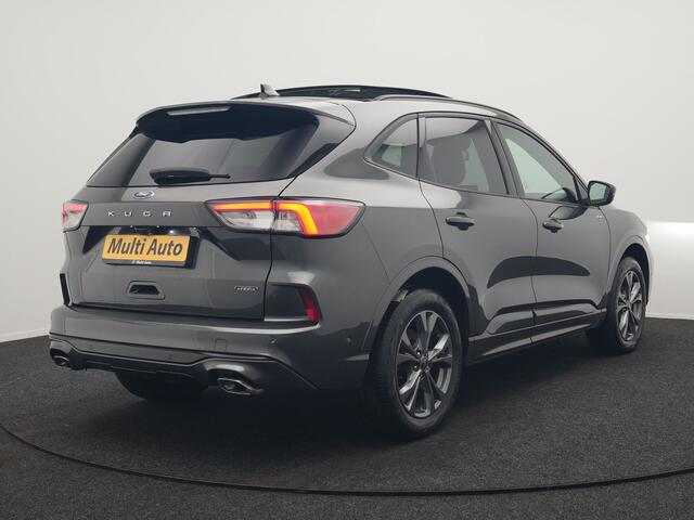 Ford KUGA 2.5 ST-Line X Plug In Hybrid 225pk Dealer O.H PHEV | Trekhaak Afn. | Panodak | Head Up | 360 Camera | Bang & Olufsen Audio | Alcantara Sportstoelen Verwarmd | Adaptive Cruise | Pilot Assist | Blis | Navigatie | Virtual | DAB | 18"L.M |