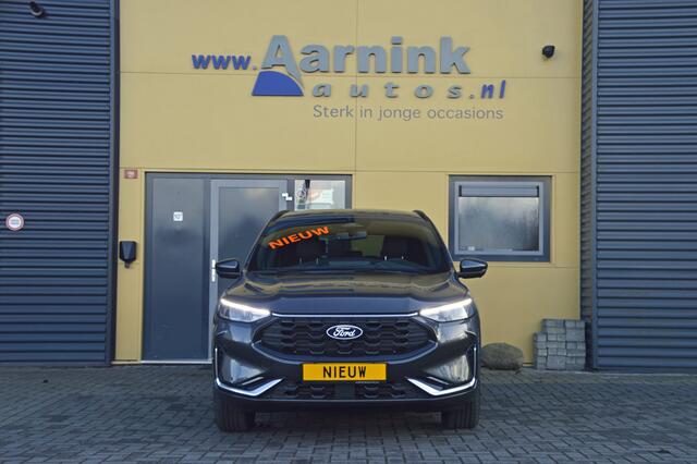 Ford KUGA 5x 2.5 PHEV hybride 242 pk St-line X technopack, camera, winterpack, trekhaak, agr stoelen incl mem, lederen bekl, B&O sound.