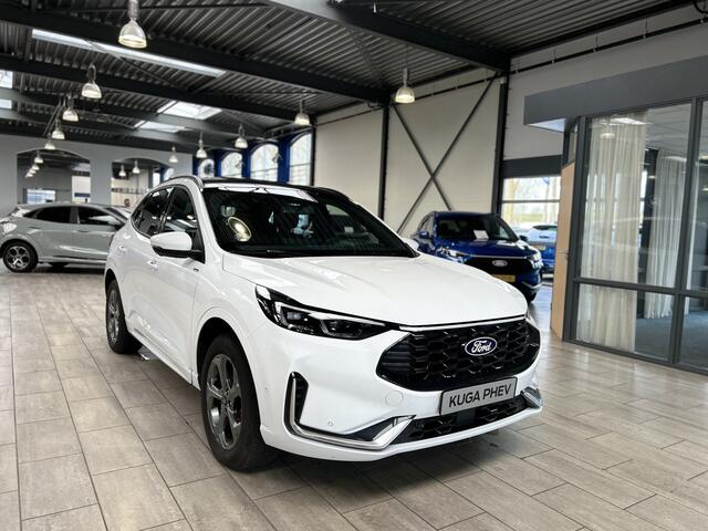 Ford KUGA 2.5 PHEV 243 pk ST-Line X I Trekhaak | AGR stoelen I Pano I Matrix LED I Adapt Cruise I 360° Camera | 4 seiz. banden