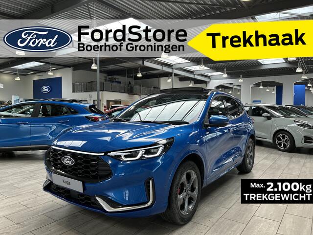Ford KUGA 2.5 PHEV 243 pk ST-Line X | Trekhaak I Pano | AGR stoelen | Matrix LED I Adapt Cruise I Winter Pack | B&O | 360° Camera