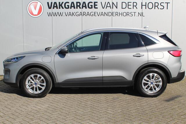 Ford KUGA 2.5-225pk PHEV Titanium X. Luxe hybride rijden voor een reëel bedrag ! Adapt. Cruise Cntrl, Climate Cntrl, Naviagtie, Telefoonvoorb., Keyless entry/keyless go, Stoel- en voorraamverw., Camera v+a, Metallic lak, Elektr. achterklep etc.