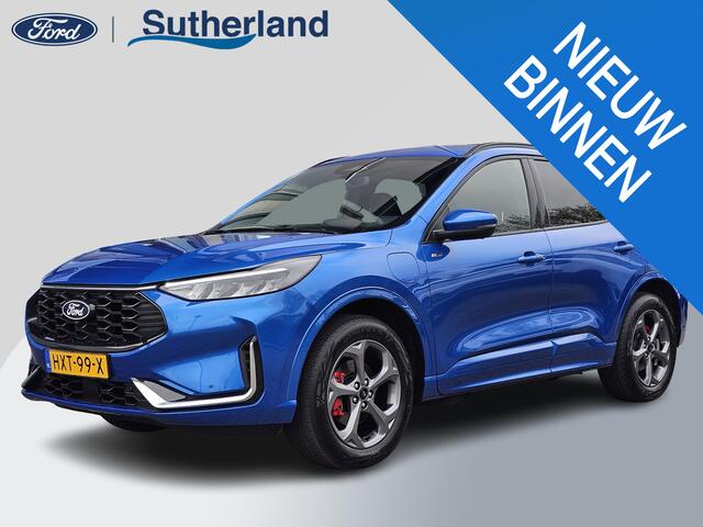 Ford KUGA 2.5 PHEV ST-Line X | Desert Island Blue | Winterpack | elektrische bedienbare achterklep | Full led | Adaptive cruise | Automatisch inparkeren etc.