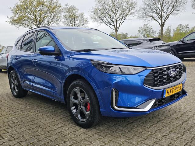 Ford KUGA 2.5 PHEV ST-Line X | Desert Island Blue | Winterpack | elektrische bedienbare achterklep | Full led | Adaptive cruise | Automatisch inparkeren etc.