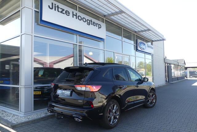 Ford KUGA 2.5 PHEV ST-Line X TREKHAAK AFNEEMBAAR (1.500KG), PANO, HUD, WINTER PACK, ADAPT. CRUISE, CLIMA, NAVI, CAMERA V&A, PDC V&A, APPLE CARPLAY/ANDROID AUTO, BLIS, KEYLESS, B&O, ELEKT. ACHTERKLEP, ELEKT. STOEL, 49.648KM