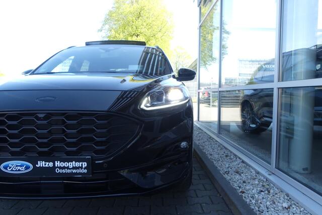 Ford KUGA 2.5 PHEV ST-Line X TREKHAAK AFNEEMBAAR (1.500KG), PANO, HUD, WINTER PACK, ADAPT. CRUISE, CLIMA, NAVI, CAMERA V&A, PDC V&A, APPLE CARPLAY/ANDROID AUTO, BLIS, KEYLESS, B&O, ELEKT. ACHTERKLEP, ELEKT. STOEL, 49.648KM