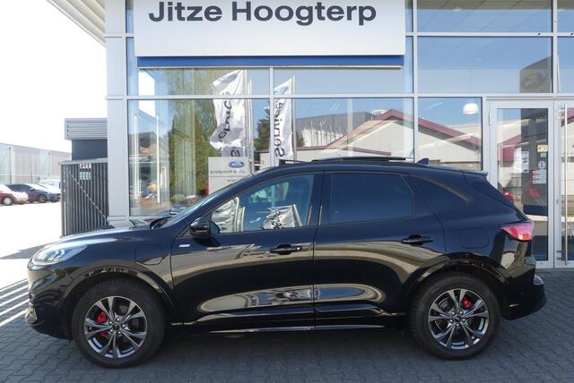 Ford KUGA 2.5 PHEV ST-Line X TREKHAAK AFNEEMBAAR (1.500KG), PANO, HUD, WINTER PACK, ADAPT. CRUISE, CLIMA, NAVI, CAMERA V&A, PDC V&A, APPLE CARPLAY/ANDROID AUTO, BLIS, KEYLESS, B&O, ELEKT. ACHTERKLEP, ELEKT. STOEL, 49.648KM