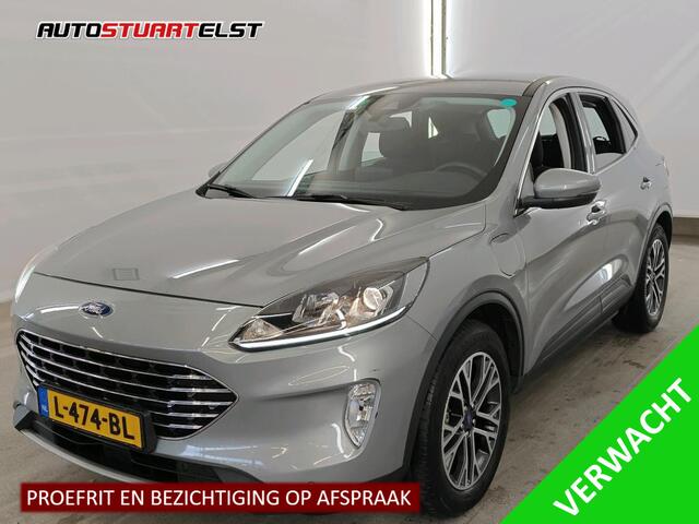 Ford KUGA 2.5 PHEV Titanium 1e Eigenaar | Volledig Onderh | BTW | NAP | SOH91% | Trekhaak | 2 Kabels | Carplay | Navi | Cruise | DAB | Keyless | Bots | PDC