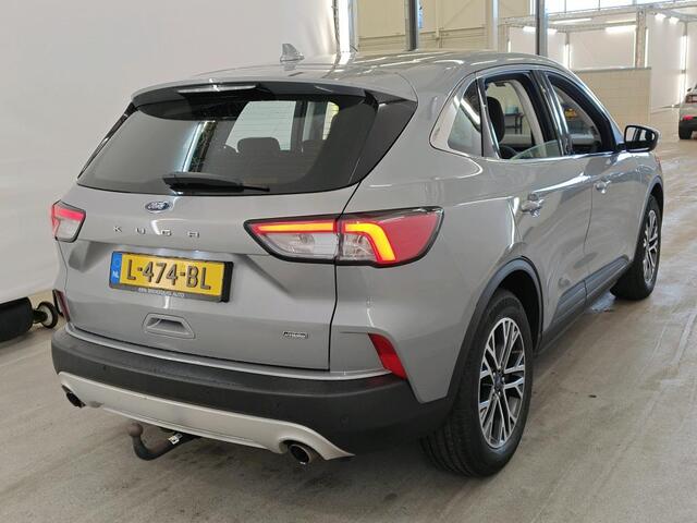 Ford KUGA 2.5 PHEV Titanium 1e Eigenaar | Volledig Onderh | BTW | NAP | SOH91% | Trekhaak | 2 Kabels | Carplay | Navi | Cruise | DAB | Keyless | Bots | PDC