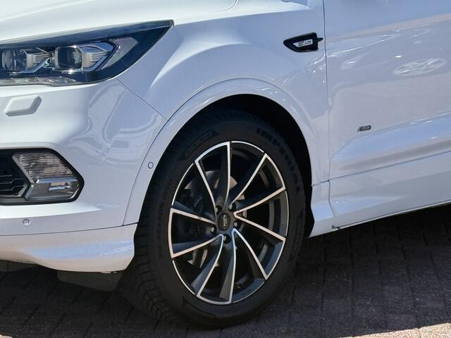 Ford KUGA 2.0 ST-Line automaat 4x4 243 pk Apple carplay camera climate ctr cruise ctr elktr trekhaak half leder/alcantara lmv 19 inch keyless entry dealer onderhouden