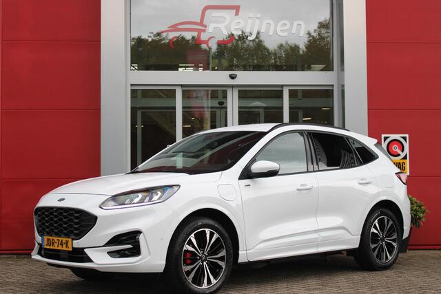 Ford KUGA 2.5 PHEV 225PK ST-LINE X | ELEKTRISCH WEGKLAPBARE TREKHAAK | NAVIGATIE | WINTER PACK: VOORRUIT/STUUR/STOEL VERWARMING | ACHTERBANK VERWARMING | DODEHOEKDETECTIE | CAMERA VOOR + ACHTER | KEYLESS ENTRY/START | RODE REMKLAUWEN | ADAPTIVE CRUISE CONTROL | DAB