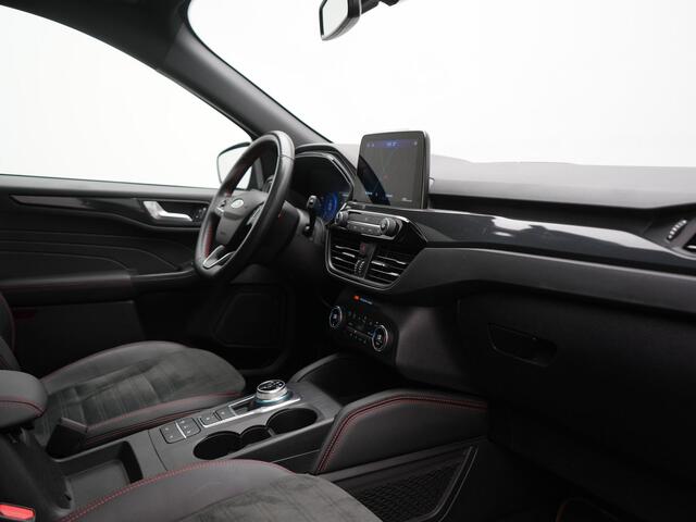 Ford KUGA 2.5 ST-Line X PHEV 225pk Dealer O.H. | Trekhaak Af Fabriek | Panodak | Adaptive Cruise | Head Up | 360 Camera | Alcantara Sportstoelen & Stuur Verwarmd | Bang & Olufsen | Keyless | Blis | Apple Carplay | Navigatie | DAB | Plug In Hybrid |
