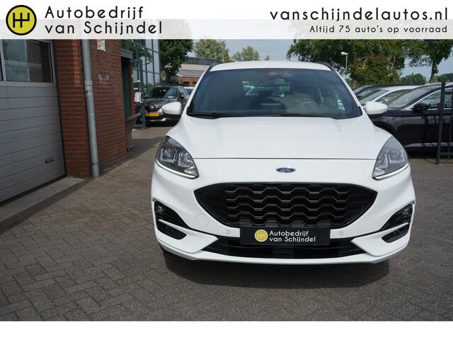 Ford KUGA 2.5 PHEV ST-LINE KEURIGE NETTE STAAT DEALER ONDERHOUDEN 18INCH 4X NIEUWE ALL SEASON BANDEN CAMERA AFN.TREKHAAK LED STOELVERWARMING ANDROID/APPLECARPLAY NAVI CLIMA CRUISE PDC V+A ENZ...