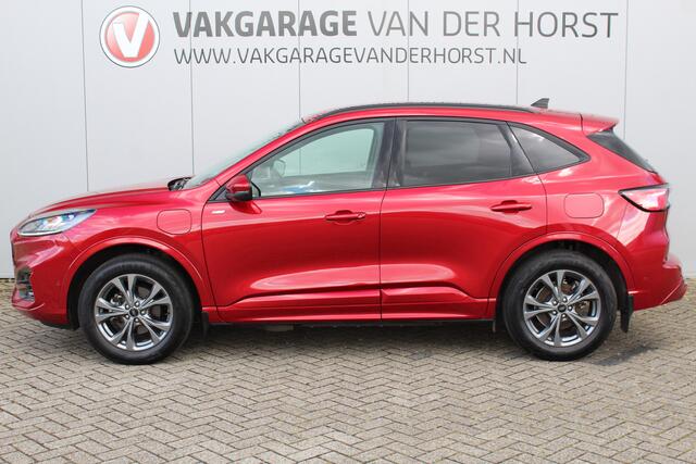 Ford KUGA 2.5-225pk PHEV ST-Line X. Hybride rijden voor een reëel bedrag ! Autm. airco dual, stuur-, stoel-, achterb.- en voorraamverw., elektr. achterklep, B&O soundsyst., navigatie, telefoonvoorb., camera v+a, side- en lane assist etc.