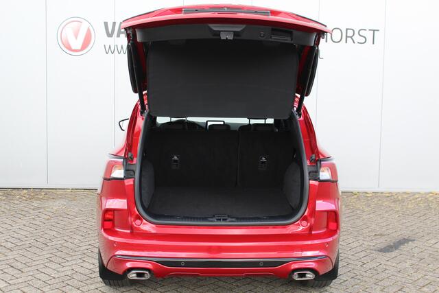 Ford KUGA 2.5-225pk PHEV ST-Line X. Hybride rijden voor een reëel bedrag ! Autm. airco dual, stuur-, stoel-, achterb.- en voorraamverw., elektr. achterklep, B&O soundsyst., navigatie, telefoonvoorb., camera v+a, side- en lane assist etc.