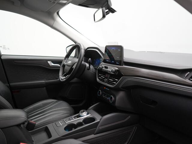Ford KUGA 2.5 Vignale PHEV 225pk Dealer O.H. | Panodak | Head Up | Camera | Bang & Olufsen | Lederen Sportstoelen Memory & Verwarmd | Stuur Verwarmd | Keyless | Apple Carplay | Navigatie | DAB | Plug In Hybrid |