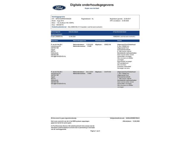 Ford KUGA 1.5 EcoBoost ST Line | Panodak | Trekhaak | Elek. achterklep | Bi-Xenon | Camera | etc. etc.