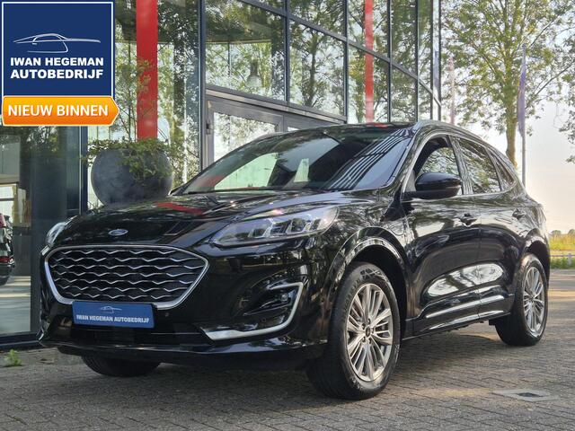 Ford KUGA 2.5 PHEV Vignale | SOH 85% | Schuif/kantel dak | Leer | Navigatie | Stuur + Stoel + voorruitverwarming | Cruise Control | Parkeersensoren + Camera