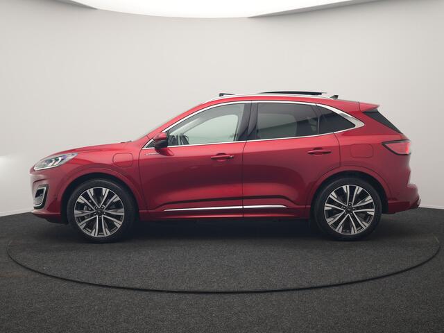 Ford KUGA 2.5 Vignale PHEV 225pk Dealer O.H. | Trekhaak Af Fabriek | Panodak | Adaptive Cruise | Head Up | Bang & Olufsen | 360 Camera | Lederen Comfortzetels Memory & Verwarmd | Keyless | Stuur Verwarmd | Blis | 20"L.M | Navigatie | Plug In Hybrid |