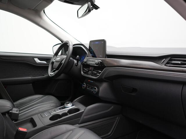 Ford KUGA 2.5 Vignale PHEV 225pk Dealer O.H. | Trekhaak Af Fabriek | Panodak | Adaptive Cruise | Head Up | Bang & Olufsen | 360 Camera | Lederen Comfortzetels Memory & Verwarmd | Keyless | Stuur Verwarmd | Blis | 20"L.M | Navigatie | Plug In Hybrid |