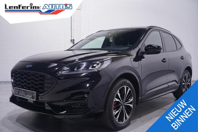 Ford KUGA 2.5 PHEV ST-Line X SOH 89% NAP 2e-eigen. Navi Pano-dak PDC v+a HUD 19"-LMV leder-alcantara bekleding Camera electr.achterklep stoel/stuur verwarming cruise-controle climate-controle lane-assist stuurbediening grootlicht-assist bleutooth Apple-carplay