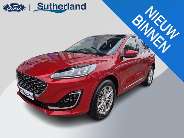 Ford KUGA 2.5 PHEV Vignale 29200 KM | Lederen bekleding | Winter Pack | Panorama Dak | Dodehoek herkenning | Camera voor en achter |