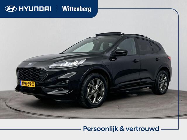 Ford KUGA 2.5 PHEV ST-Line X Electrisch glazen panoramadak | Parkeersensoren | Plug-in | Zwart |