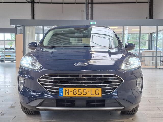 Ford KUGA 2.5 PHEV 225 pk Titanium X | Trekhaak | El. a. klep | Adapt. cruise | Camera's | 100% dealer onderh.