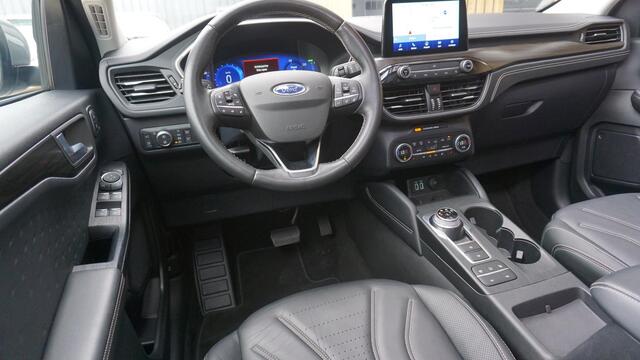 Ford KUGA 2.5 225pk PHEV Vignale Pano.Dak Leder B&O HUD Elek.Trekhaak Stoel/Stuurwiel V.W. ACC 72054km!
