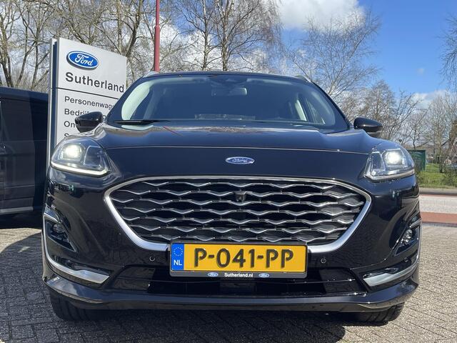 Ford KUGA 2.5 PHEV Vignale 225pk | Wegklapbare Trekhaak | Adaptieve Cruise | Head up Display | Winterpack | Full Leder