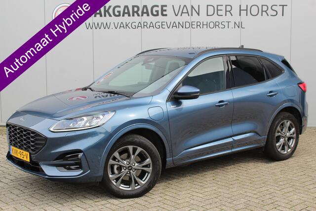 Ford KUGA 2.5-225pk PHEV ST-Line X. Hybride rijden voor een reëel bedrag ! Autm. airco dual, navigatie, telefoonvoorb., camera v+a, adaptieve cruise control, lane- en side assist, stoel-, stuur- en voorraamverw., Apple carplay/Android auto etc.