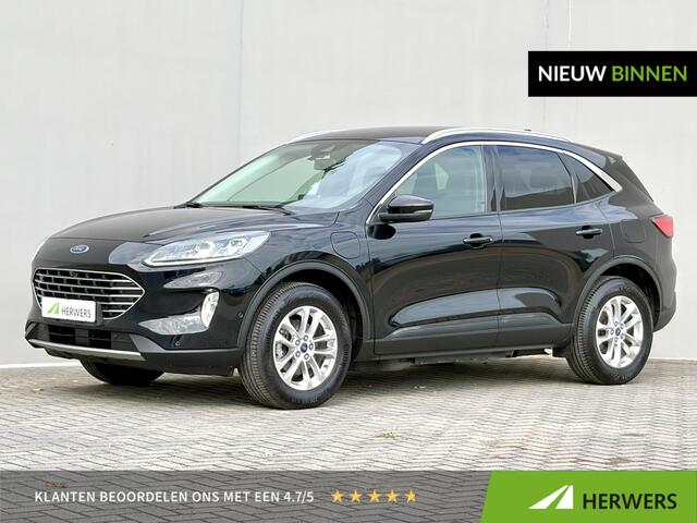 Ford KUGA 2.5 PHEV Titanium / Dealer Onderhouden / Trekgewicht 1.500 KG / Stoelverwarming / Verwarmde Voorruit / Navigatie / Elektrische Achterklep / Apple Carplay/Android Auto / Camera / Dual-Zone Climate Control / B&O Audio / Keyless Entry & Start /
