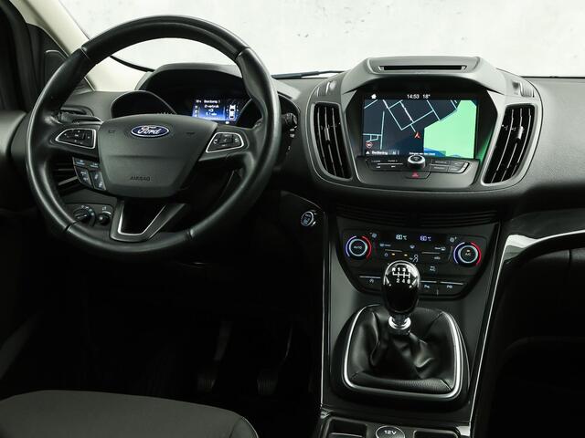 Ford KUGA 1.5 EcoBoost Titanium (APPLE CARPLAY, NAVIGATIE, CLIMATE, CAMERA, ADAPTIVE CRUISE, LEDER, SPORTSTOELEN, KEYLESS, LM VELGEN, NIEUWSTAAT)