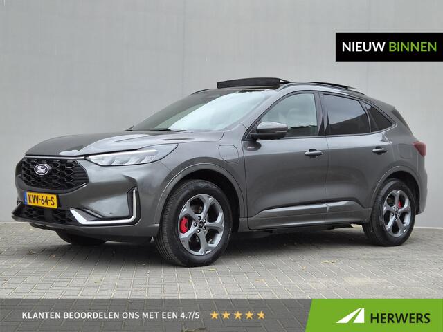 Ford KUGA 2.5 PHEV ST-Line X / Glazen schuif- en kanteldak / Trekgewicht 2.100 kg / Stuur- Stoel & Achterbankverwarming / B&O Audio Systeem / Voorruit verwarming / Elektrische achterklep / Adaptief cruise control / Apple Carplay Android Auto /