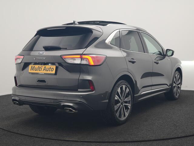Ford KUGA 2.5 Vignale PHEV 225pk Dealer O.H. | Trekhaak Af Fabriek | Panodak | Adaptive Cruise | Head Up | 360 Camera | Bang & Olufsen | Lederen Comfortstoelen Memory & Verwarmd | Stuur Verwarmd | Apple Carplay | Blis | Keyless | DAB | Navigatie | 20"L.M | Plug In Hybrid |