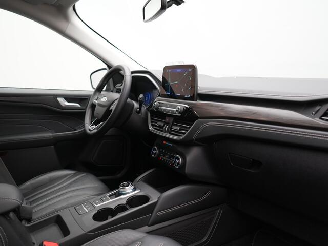 Ford KUGA 2.5 Vignale PHEV 225pk Dealer O.H. | Trekhaak Af Fabriek | Panodak | Adaptive Cruise | Head Up | 360 Camera | Bang & Olufsen | Lederen Comfortstoelen Memory & Verwarmd | Stuur Verwarmd | Apple Carplay | Blis | Keyless | DAB | Navigatie | 20"L.M | Plug In Hybrid |