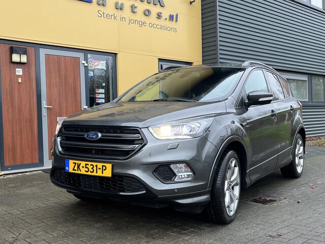 Ford KUGA 1.5 150 pk ST-Line X trekhaak, apple carplay, winterpack, a-camera, lederen bekleding, navigatie, 19 inch lm velgen