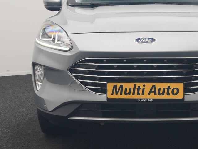 Ford KUGA 2.5 PHEV Titanium 225pk Dealer O.H. | Trekhaak Afn. | Panodak | Camera | Stoelen & Stuur Verwarmd | Apple Carplay | Keyless | Virtual | Cruise Control | Navigatie | DAB | Plug In Hybrid |