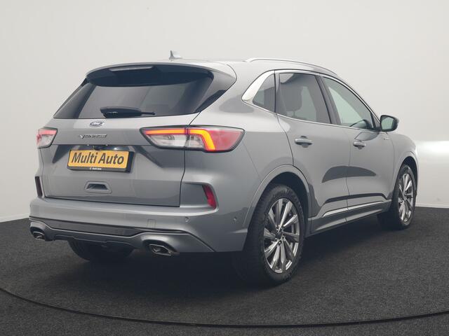 Ford KUGA 2.5 PHEV Vignale 225pk Dealer O.H. | Trekhaak Afn. | Adaptive Cruise | 360 Camera | Bang & Olufsen | Lederen Sportstoelen Memory & Verwarmd | Stuur Verwarmd | Apple Carplay | Keyless | BLIS | Navigatie | DAB | Plug In Hybrid |