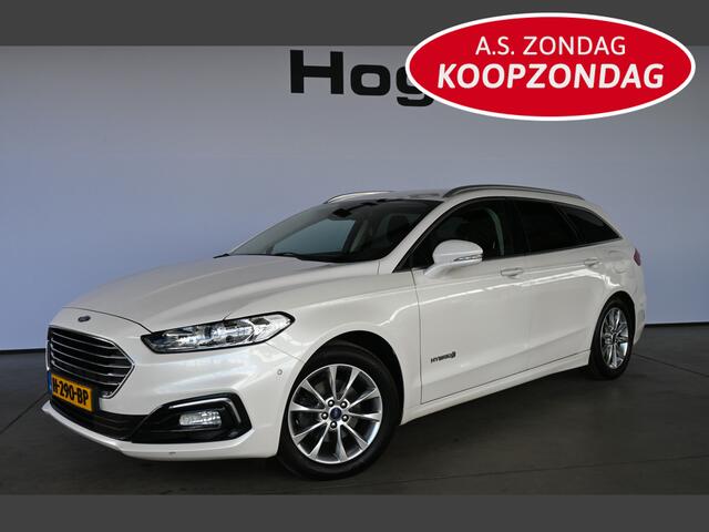Ford MONDEO Wagon 2.0 IVCT HEV Titanium Clima Lichtmetaal Cruise Trekhaak Carplay Inruil 1e Eigenaar Mogelijk!