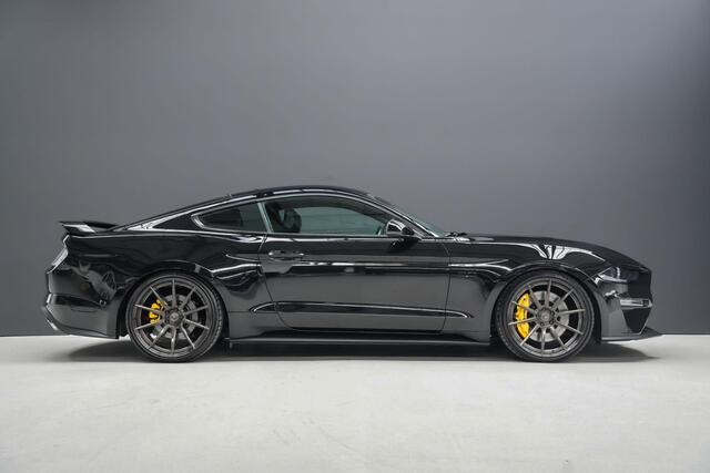 Ford MUSTANG 5.0 GT |Pedders schroefset|21 inch BC Forged breedset|custom uitlaatsysteem|elek. stoelen|camera|lane|cruise control|DAB|stoelverkoeling|glascoating|