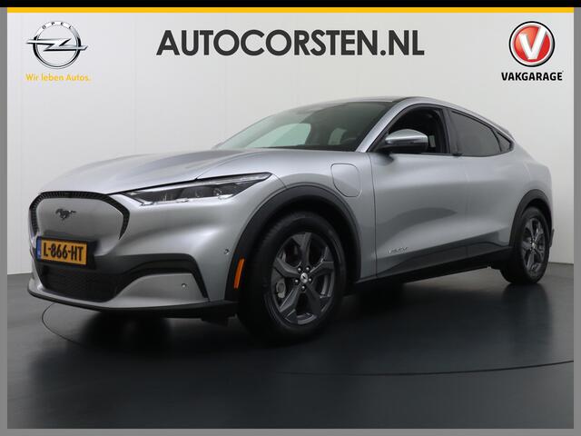 Ford MUSTANG Mach-E RWD 75 kWh Leer (semi-)Autopilot Navi 360-Topview-Camera Adaptive-Cruise-Control Apple Carplay Bang&Olufsen B&O 18" Elektr.A-Klep Connected-Services Bi-Ecc Stoel/Stuur-Verwarmd Park-Assist-PDC-a+v DAB Lane-Assist Keyless-go Autonomous Emergency Bra