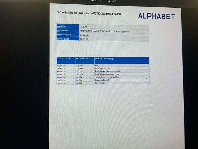 Ford MUSTANG RWD 75 KWH - Carplay, Leer, Camera, Digitaal Cockpit, Stoel/Stuur Verwarm.