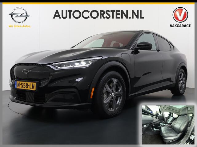 Ford MUSTANG Mach-E Extended Range RWD 98kWhTechnology Pack Plus Leder Pano-dak Extend B&O®-Hifi Audio 360°Camera Stoel+Stuurverwarming SOH 92.5% Memory Keyless Lane Departure Warning/Lane Keeping Aid Road Edge Detection 1e Eigenaar Origineel Nederlandse Auto Nieuwpri