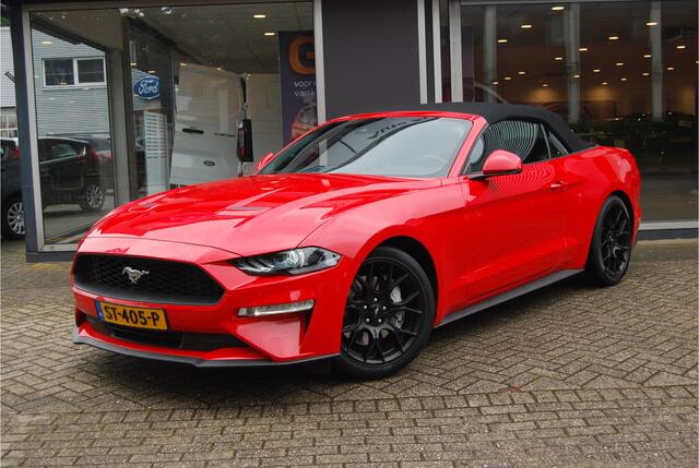 Ford MUSTANG Convertible 2.3 EcoBoost 290pk | NL-AUTO | ADAPTIEVE CRUISE | FULL LEDER | STOELVERKOELING | LEDER