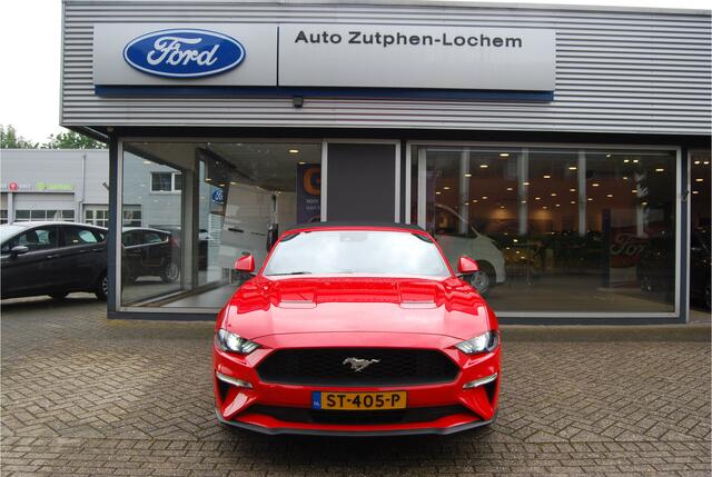 Ford MUSTANG Convertible 2.3 EcoBoost 290pk | NL-AUTO | ADAPTIEVE CRUISE | FULL LEDER | STOELVERKOELING | LEDER