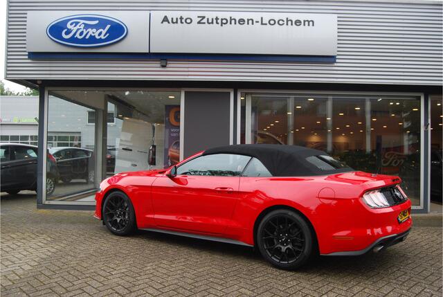 Ford MUSTANG Convertible 2.3 EcoBoost 290pk | NL-AUTO | ADAPTIEVE CRUISE | FULL LEDER | STOELVERKOELING | LEDER