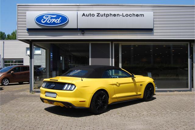 Ford MUSTANG Convertible 5.0 GT NAVI | XENON | YELLOW | V8 | SYNC 3 | STOELVERWARMING - KOELING |